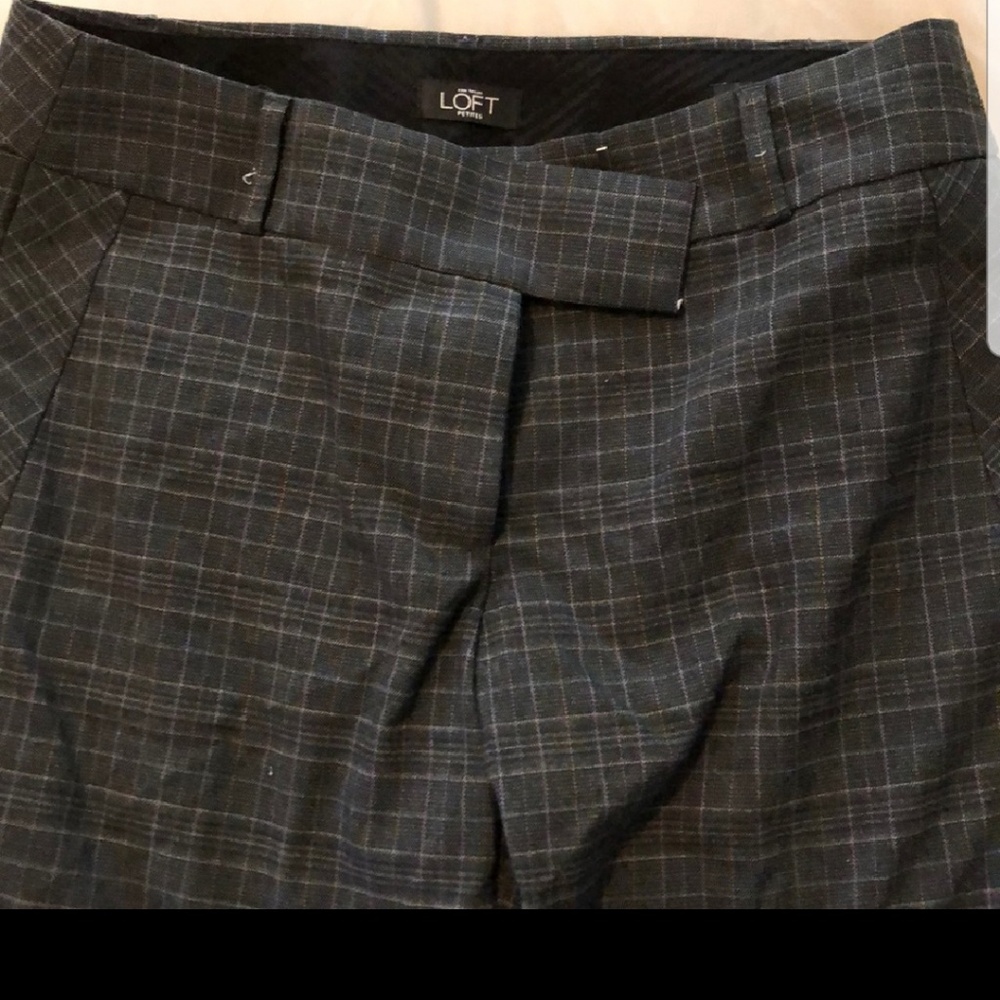 Loft plaid pants